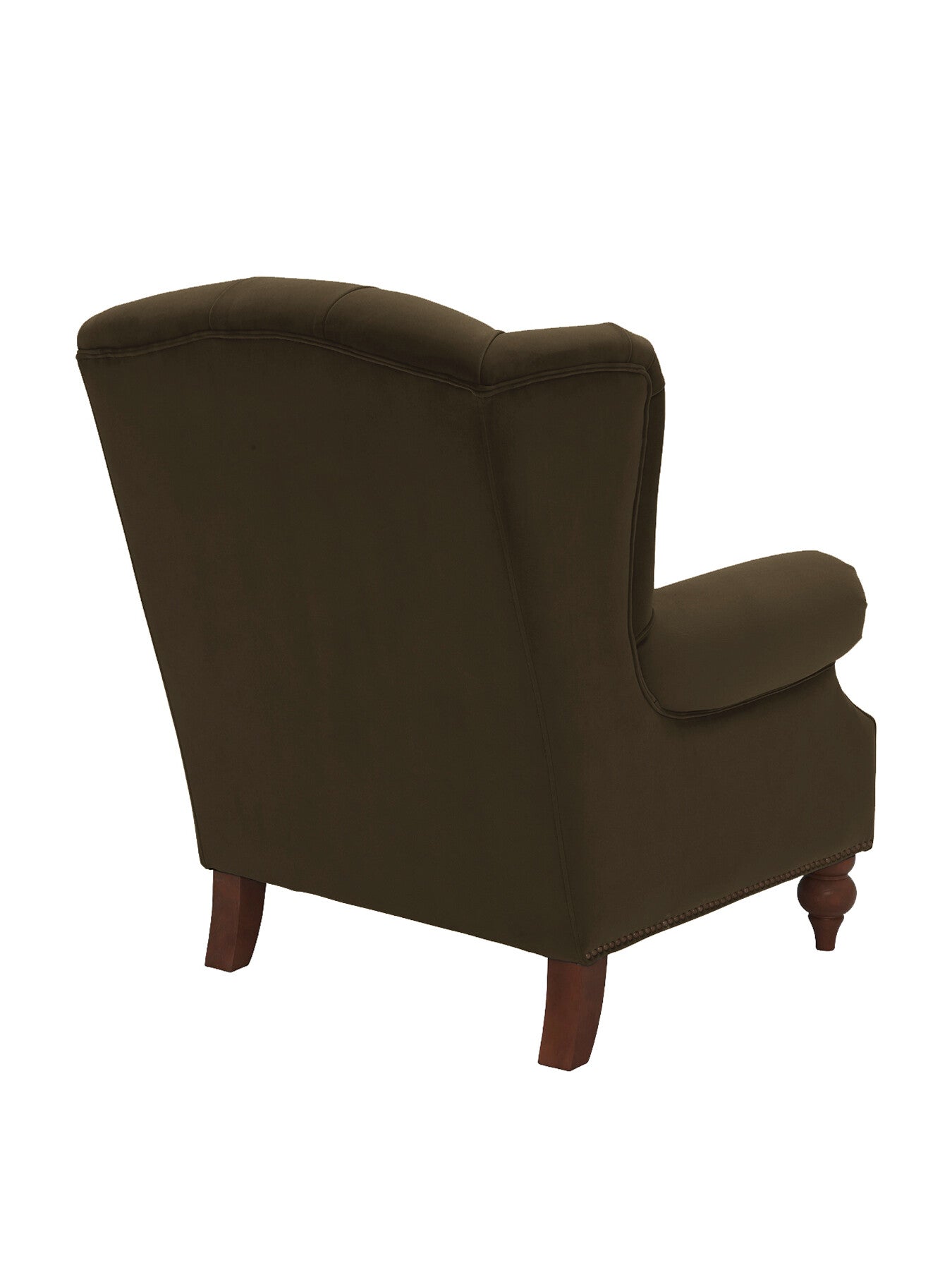 Ullswater Velvet Buttoned Wing Chair