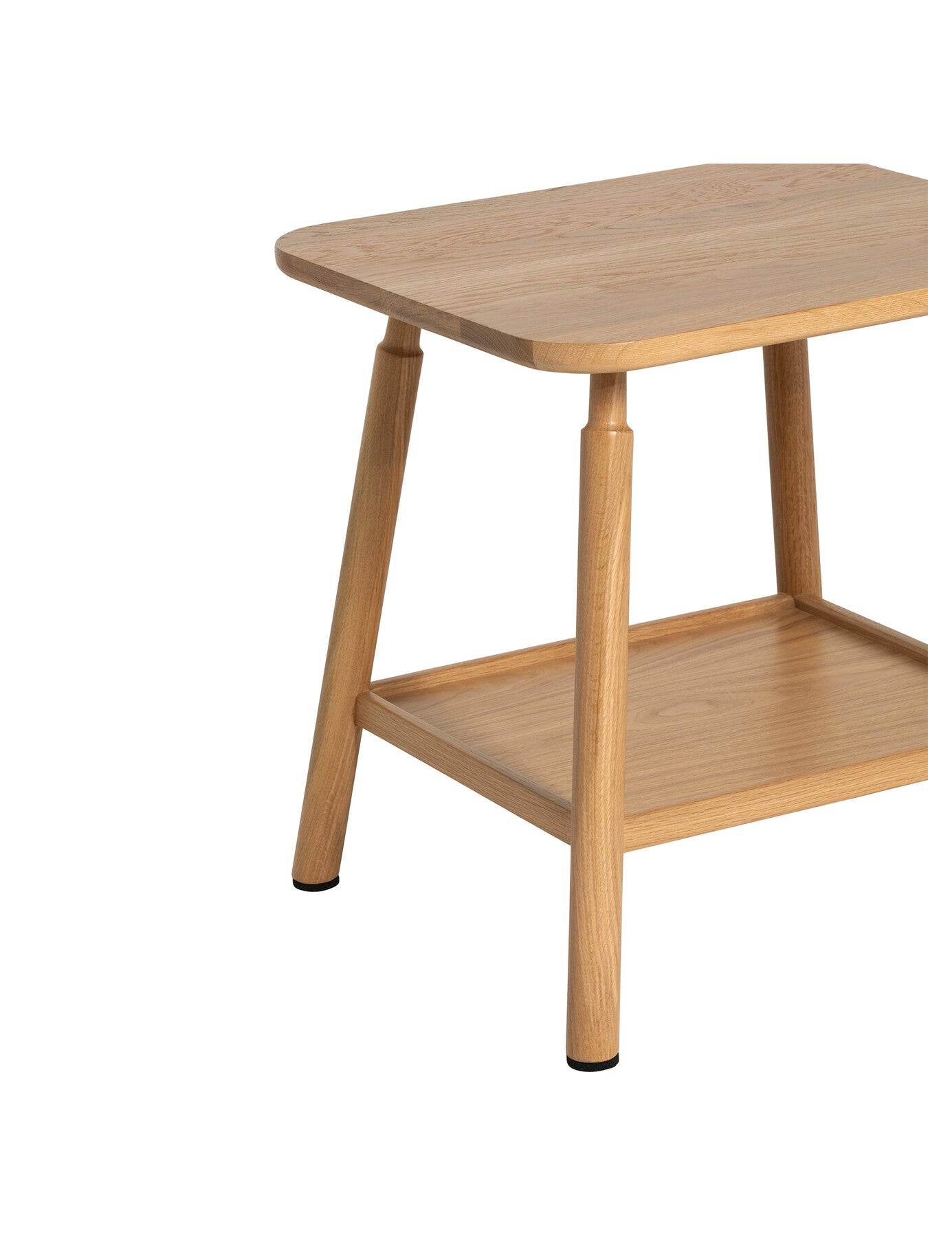 Vinca Oak Wood Side Table