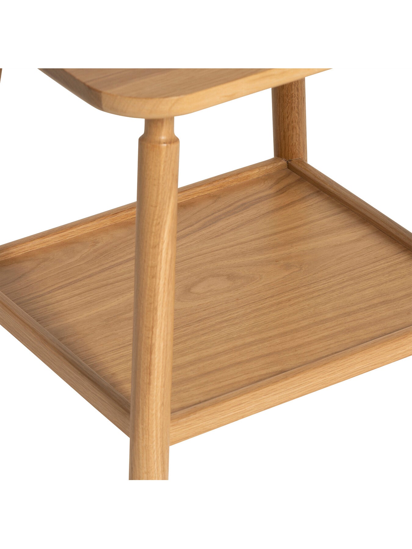 Vinca Oak Wood Side Table