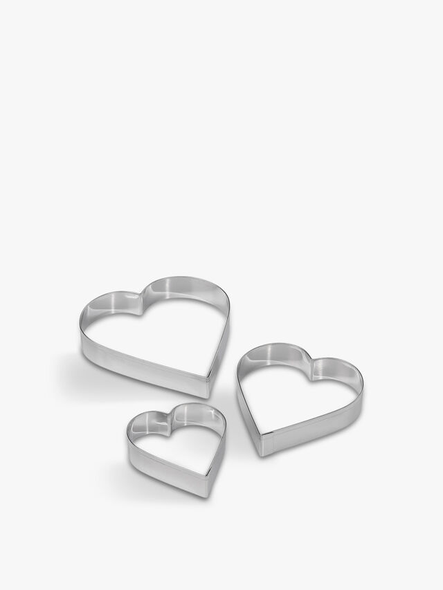 Plain Heart Cutters Set of 3