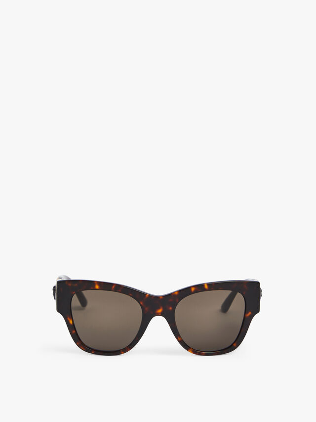Versace Logo Chunky Acetate Sunglasses