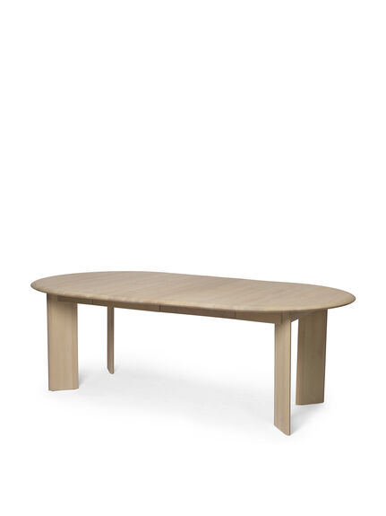 Bevel Table Extend. x2 - White Oiled Beech