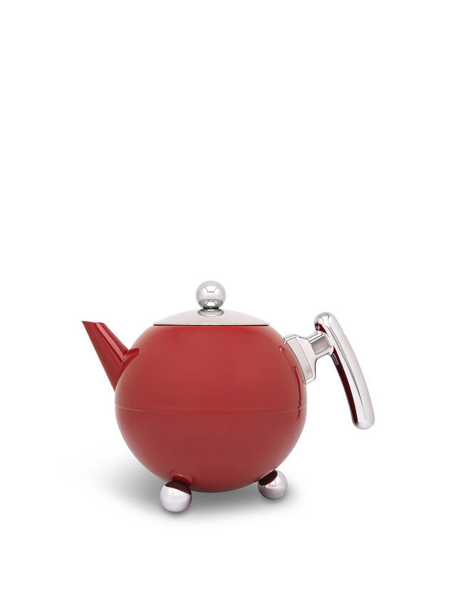 Duet Bella Ronde Design Double Walled Teapot with Chrome Fittings