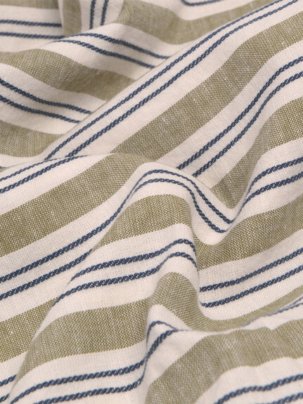 Thyme Sommerley Stripe Linen Duvet Cover