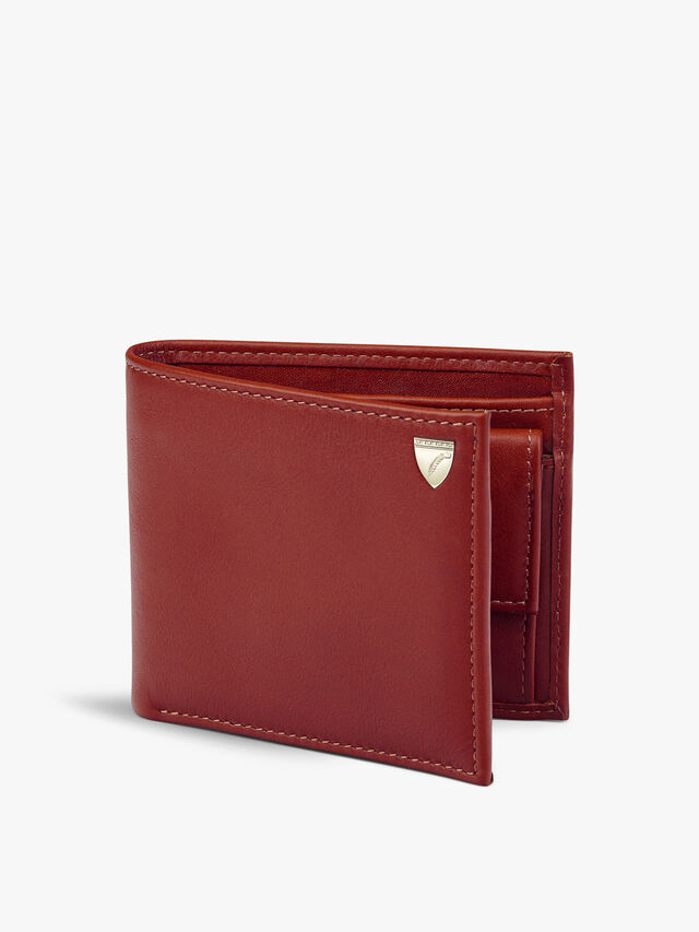 8 Card Leather Billfold Coin Wallet