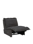 George Grey Leather Reclining Chair
