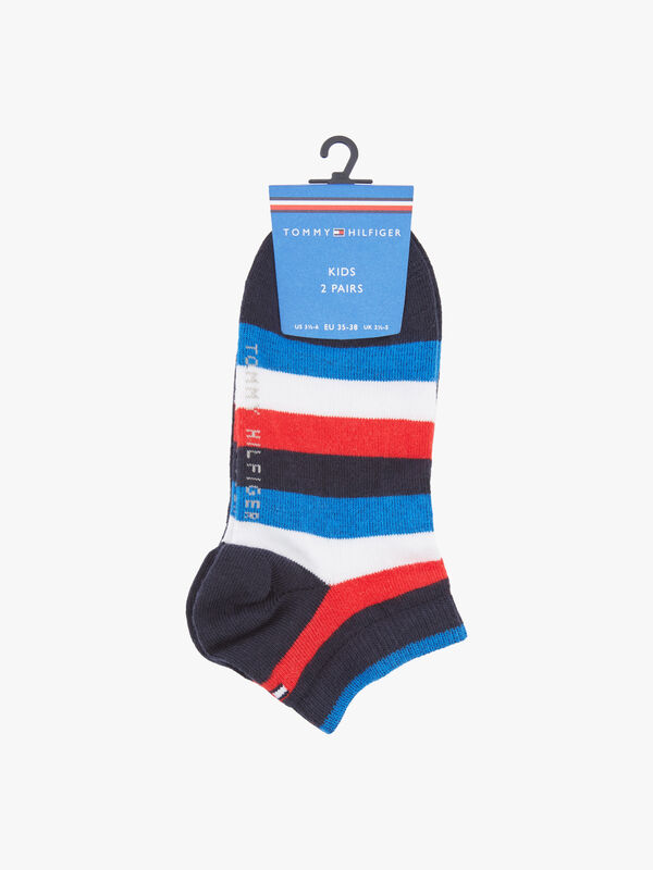 Basic Stripe Quarter Socks