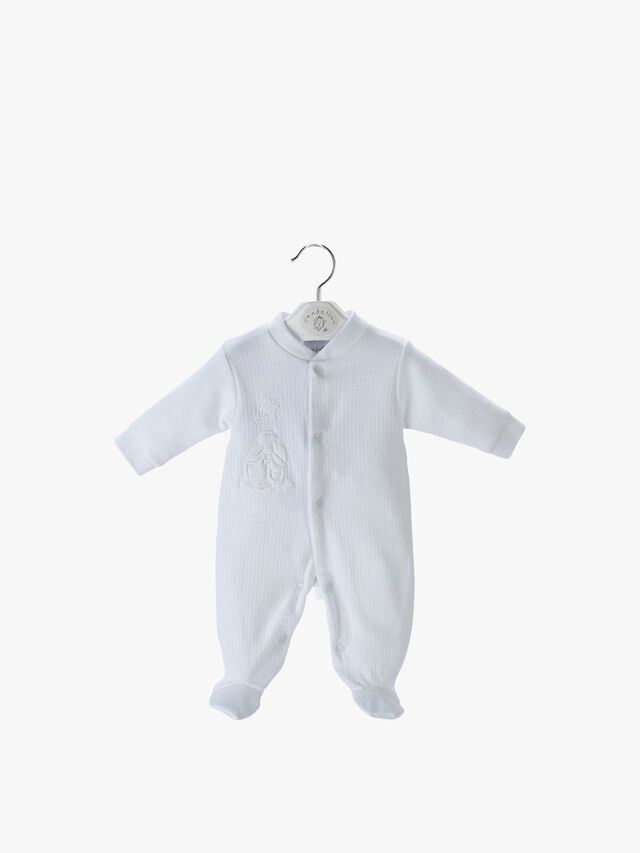 Cotton Ribbed Sleepsuit
