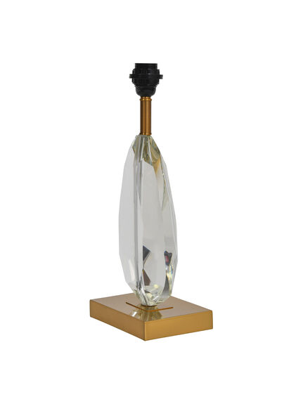 Teardrop Lamp on Brass, suits 14 inch shade E27 60W