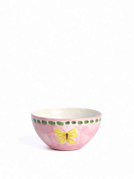 Materia Decorated Butterfly Cereal Bowl