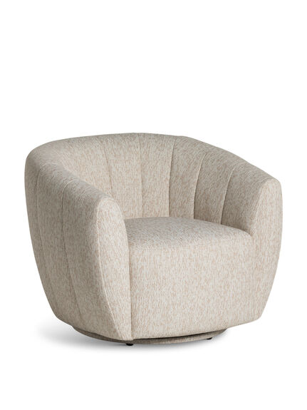 Fontana Beige Fabric 1 Seater Armchair