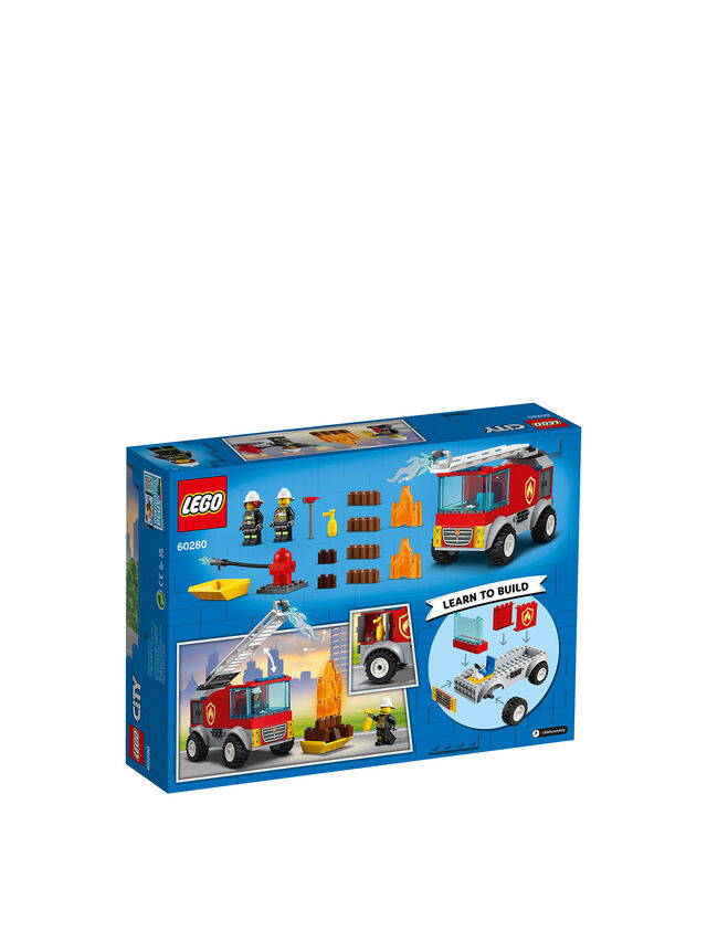 City Fire Ladder Truck Toy 60280