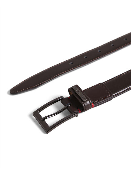 Lizwiz Leather Keeper Plate Belt