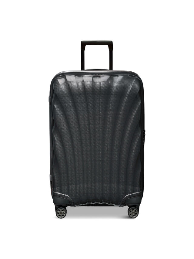 Samsonite C Lite Spinner 4 Wheel 69cm Suitcase, Black