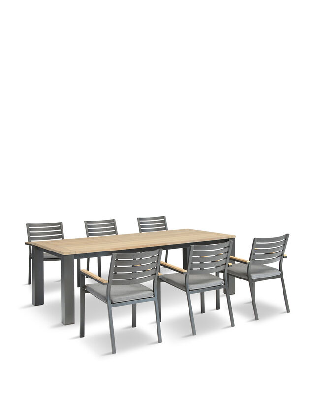 Elba 6 Seat Dining Set with Dining Table and 6 Chairs