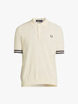 Tipping Textured Knit Polo