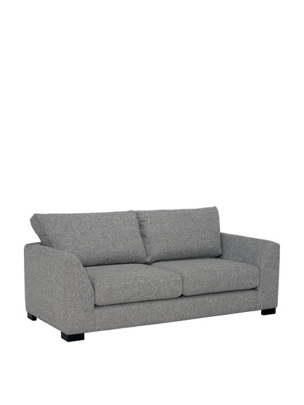 Melby Grey Fabric 3 Seater Sofa