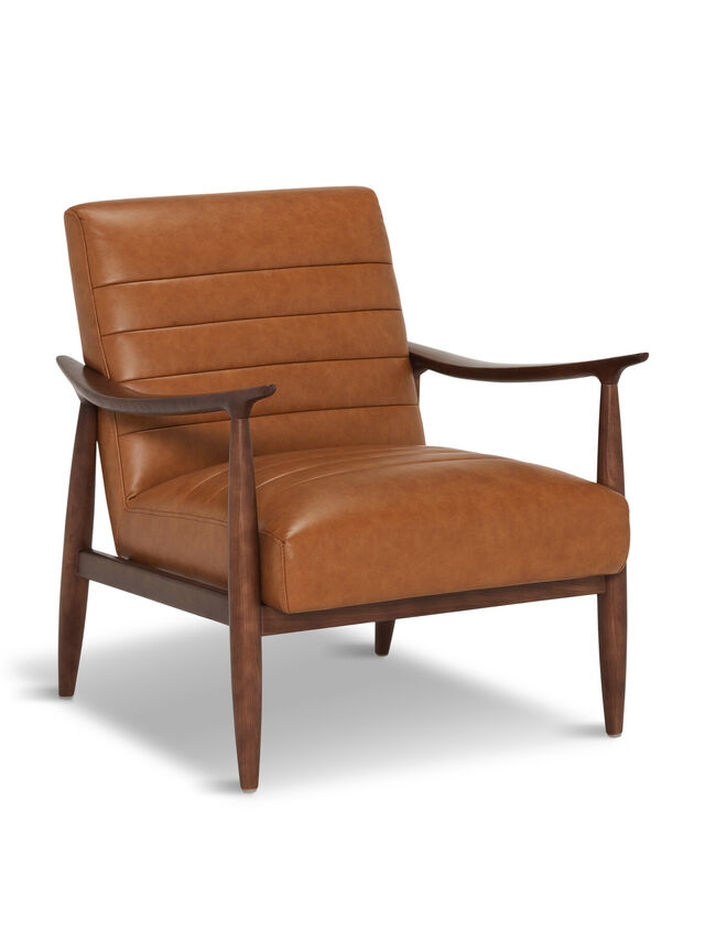 Hockney Brown Leather Armchair