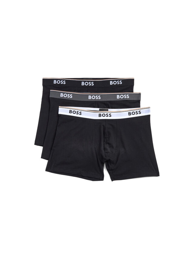 Three-Pack Of Stretch-Cotton Boxer Briefs With Logos