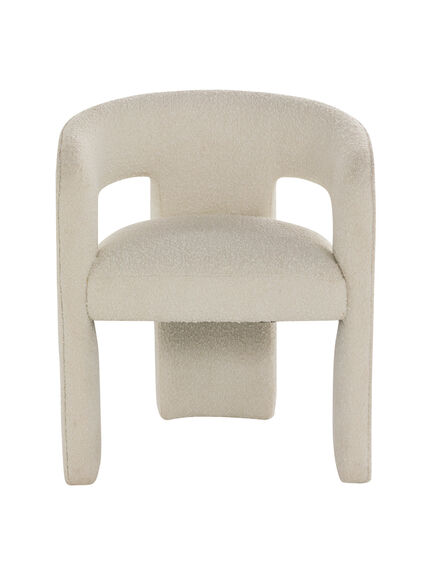 Kenzo Light Beige Boucle Upholstered Dining Chair