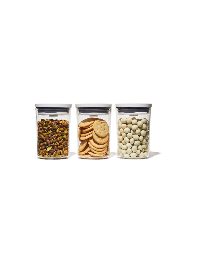 POP Round Mini Canister Set of 3