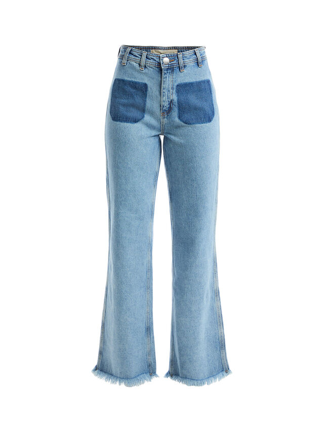 Mabel Patch Pocket Jeans