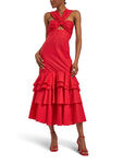 Red Eleni Dress