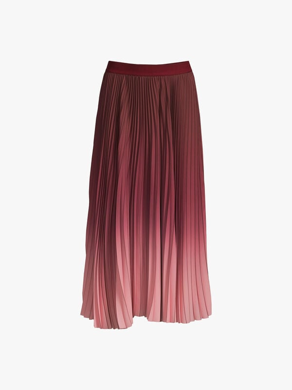 Fulcro Pleated Ombre Skirt