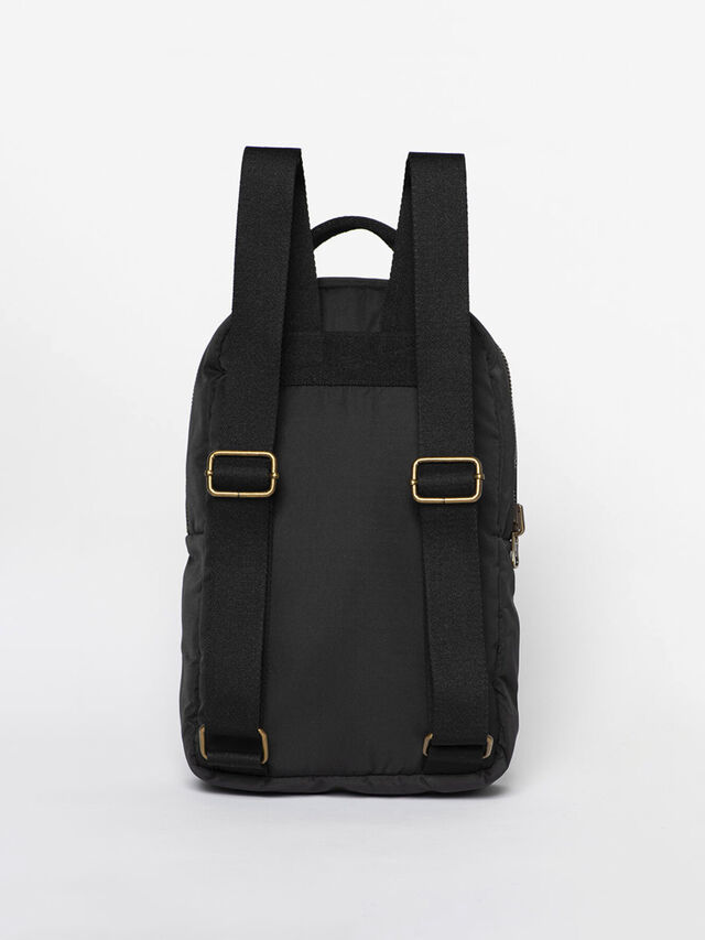 Black Puffy Backpack