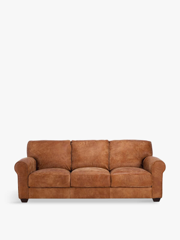 New Houston Leather 3 Seater Sofa