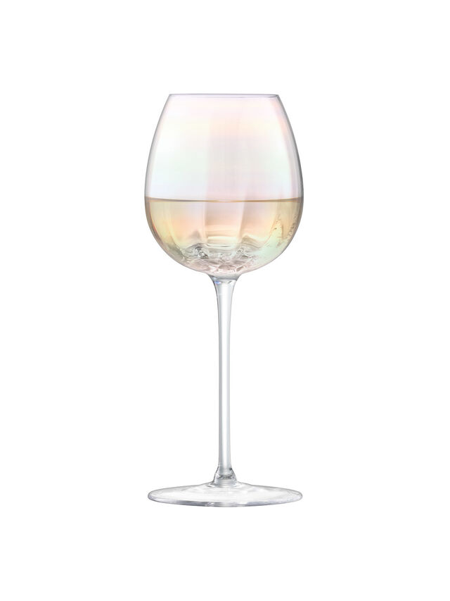 Pearl White Wine Glass Set of 4