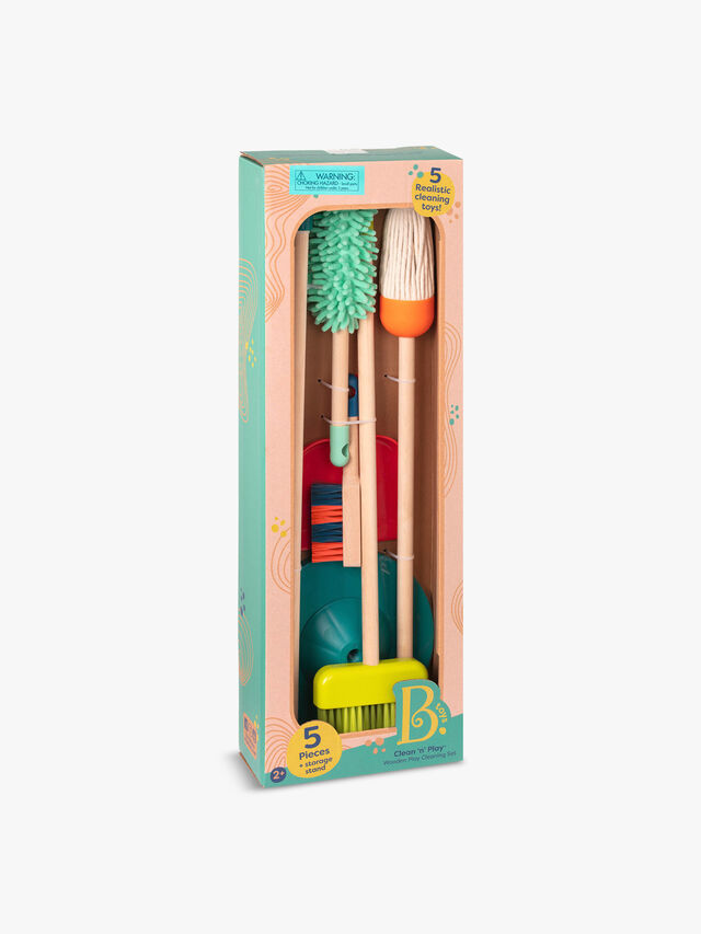Wooden Cleaning Play Set