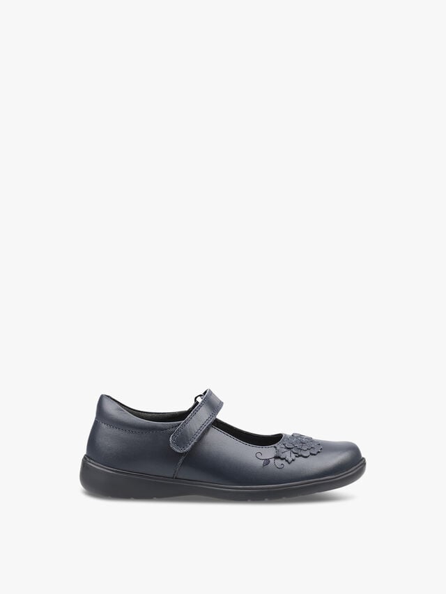 Wish Navy Leather School Shoes