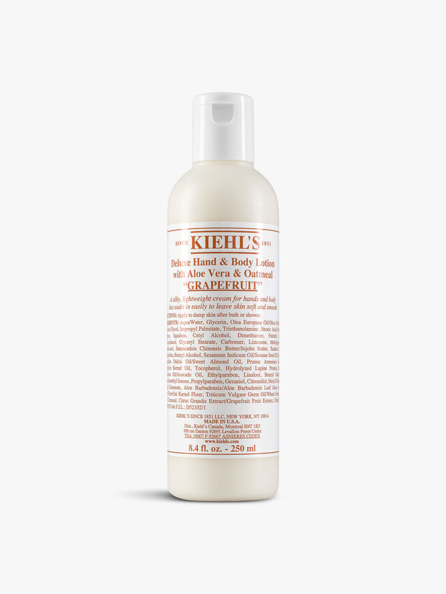 Deluxe Hand & Body Lotion With Aloe Vera & Oatmeal Grapefruit