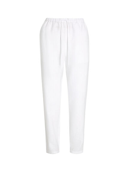CASUAL LINEN TAPER PULL ON PANT