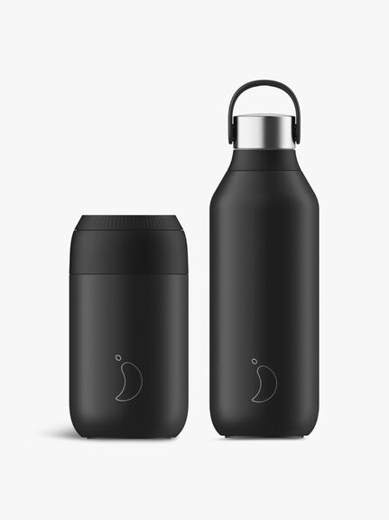 Chilly's Bottles Series 2 Water Bottle 500ml and Series 2 Coffee Cup