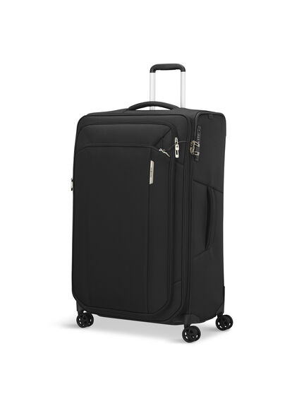 RESPARK SPINNER 4 wheel 79cm expandable black suitcase