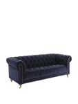 Ullswater 4 Seater Sofa, Ink Blue Velvet