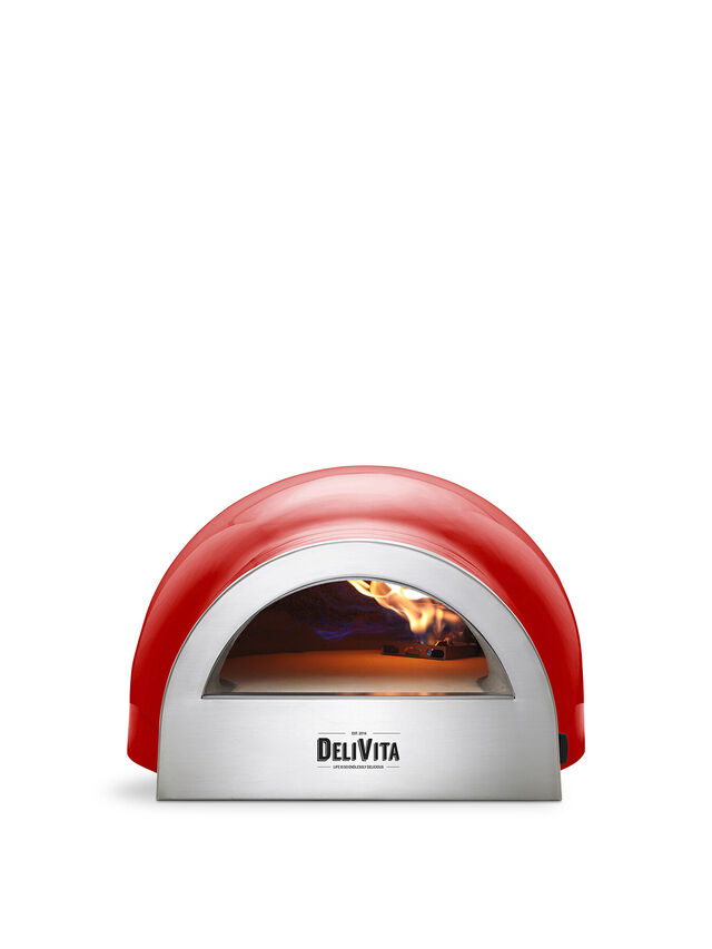 Delvita Gas Eco Oven Olive Chilly Red