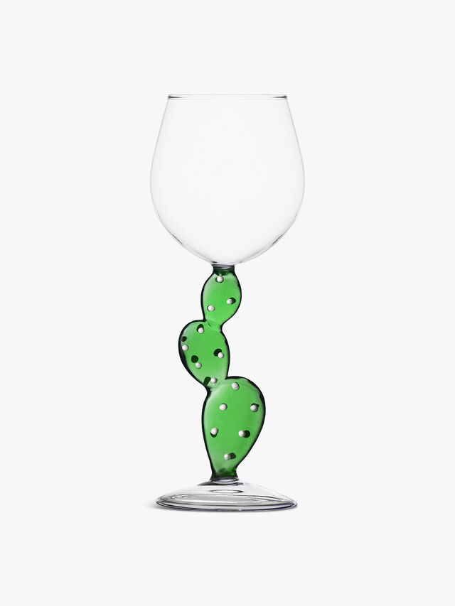 Desert Plants Wine Glass