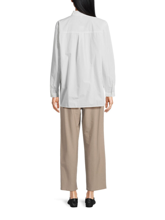 Straight Ankle Pant With Yoke