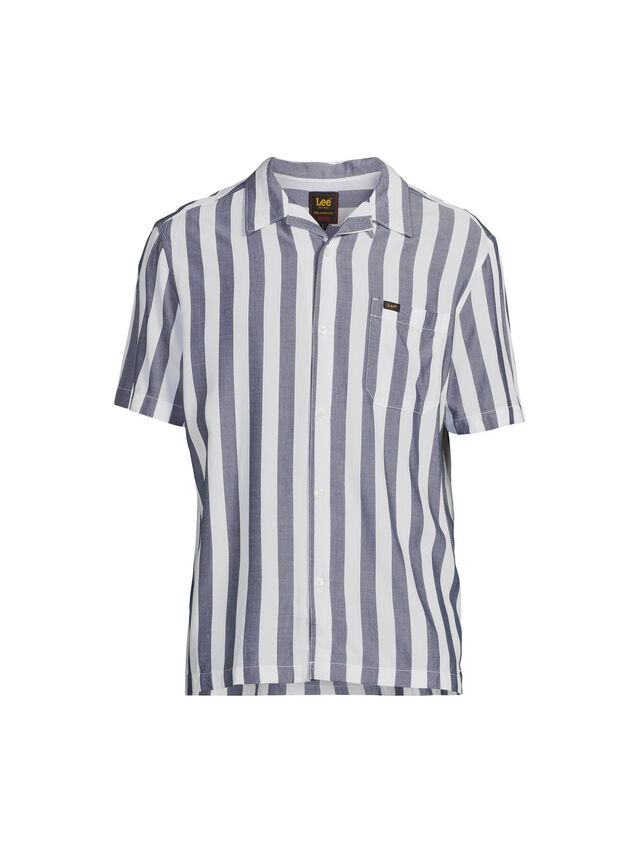 Stripe Short Sleeve Resort Shirt