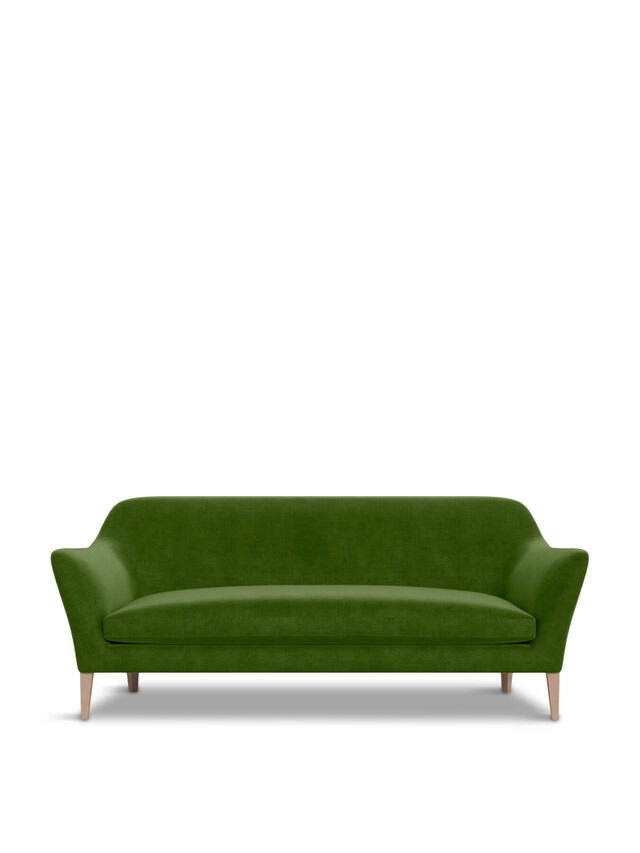 Wallis 4 Seater Sofa Smart Luxe Velvet Grass