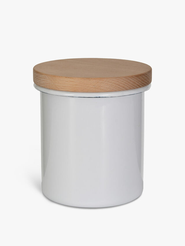Canister with Beech Lid