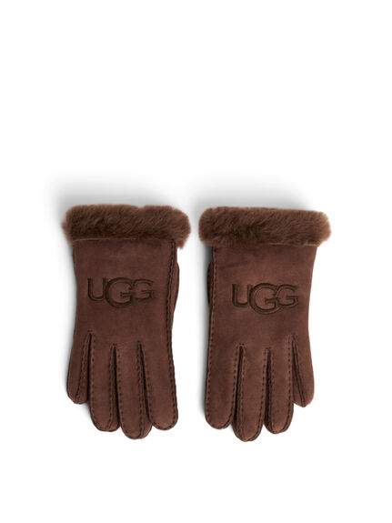 Shearling UGG Embroidered Gloves