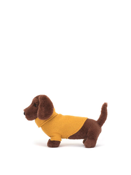 Sweater Sausage Dog Yellow