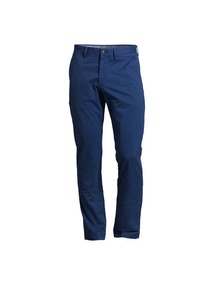 Specially treated to create a timeworn look, these stretch chino pants are a Polo must-have.