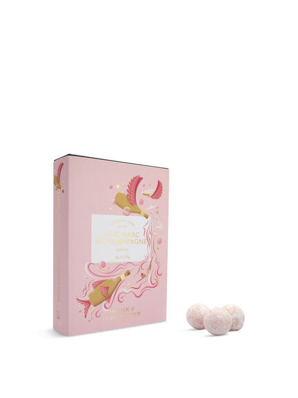 Pink Marc de Champagne Truffles Book Box 90g