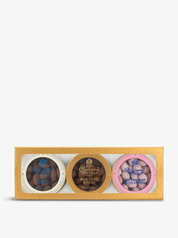 Cocoa Dusted, Sea Salt and Pink Himalayan Almonds Gift Set