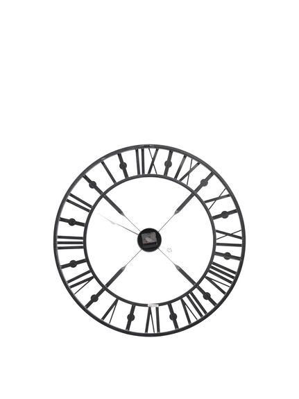 Antique Grey Skeleton Wall Clock